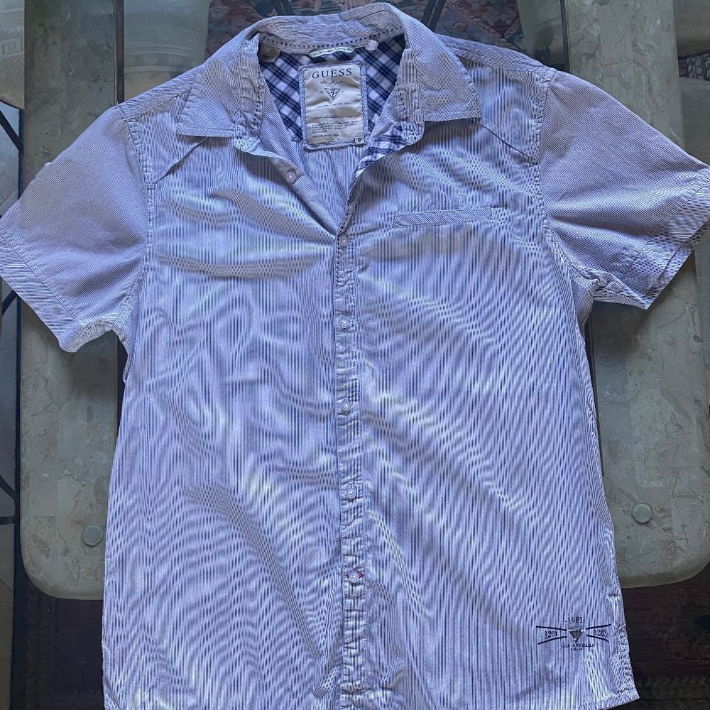 Guess Short Sleeve Button Down Shirt